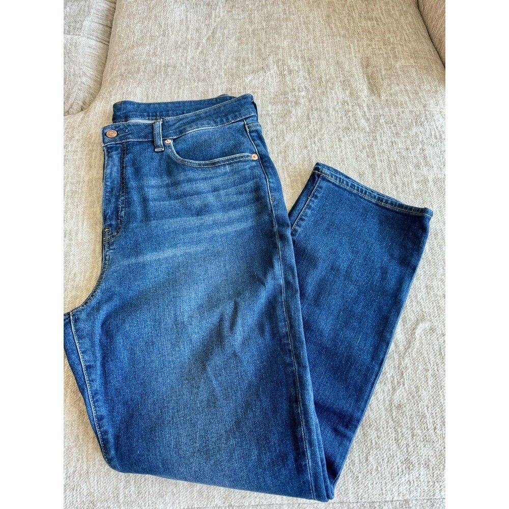 Gap Medium Wash Classic Straight High Rise Jeans Size 16 Short NWT!